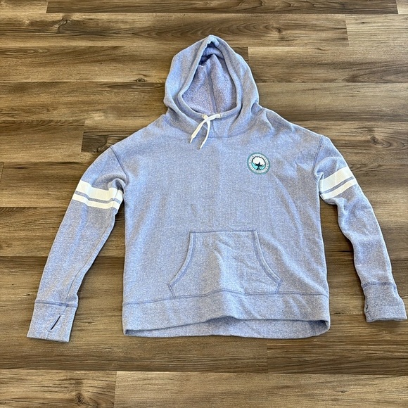 Womens The Southern Shirt Company Hoodie Size L Large Kangaroo Pockets Blue Soft - Picture 1 of 14